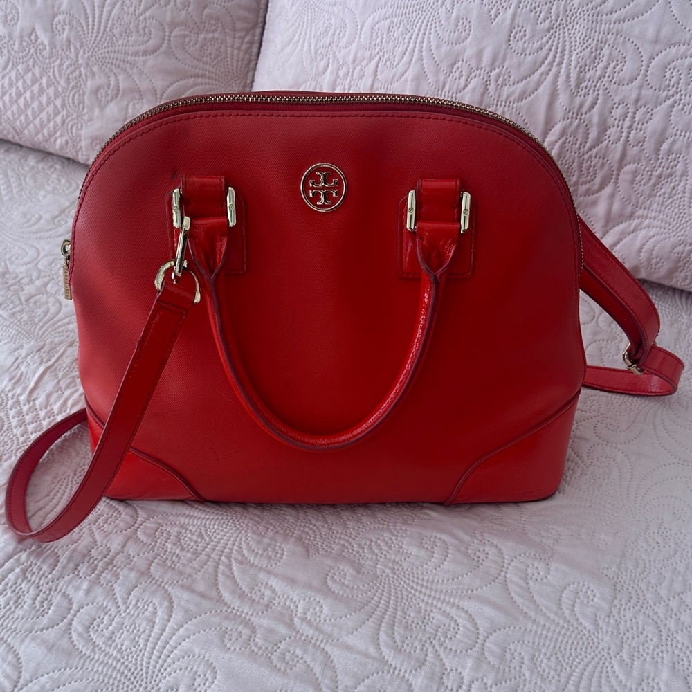 Tory Burch Vibrant Red Satchel